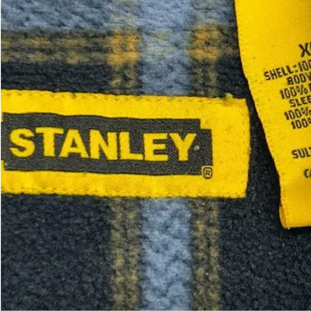 Vintage Stanley Fleece Lined Denim Shacket Men's XXL - Picture 2 of 5